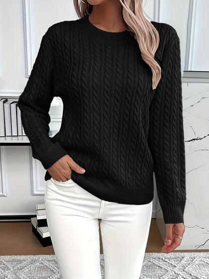 Strickpullover Damen | Rundhalsausschnitt & Zeitloser Look