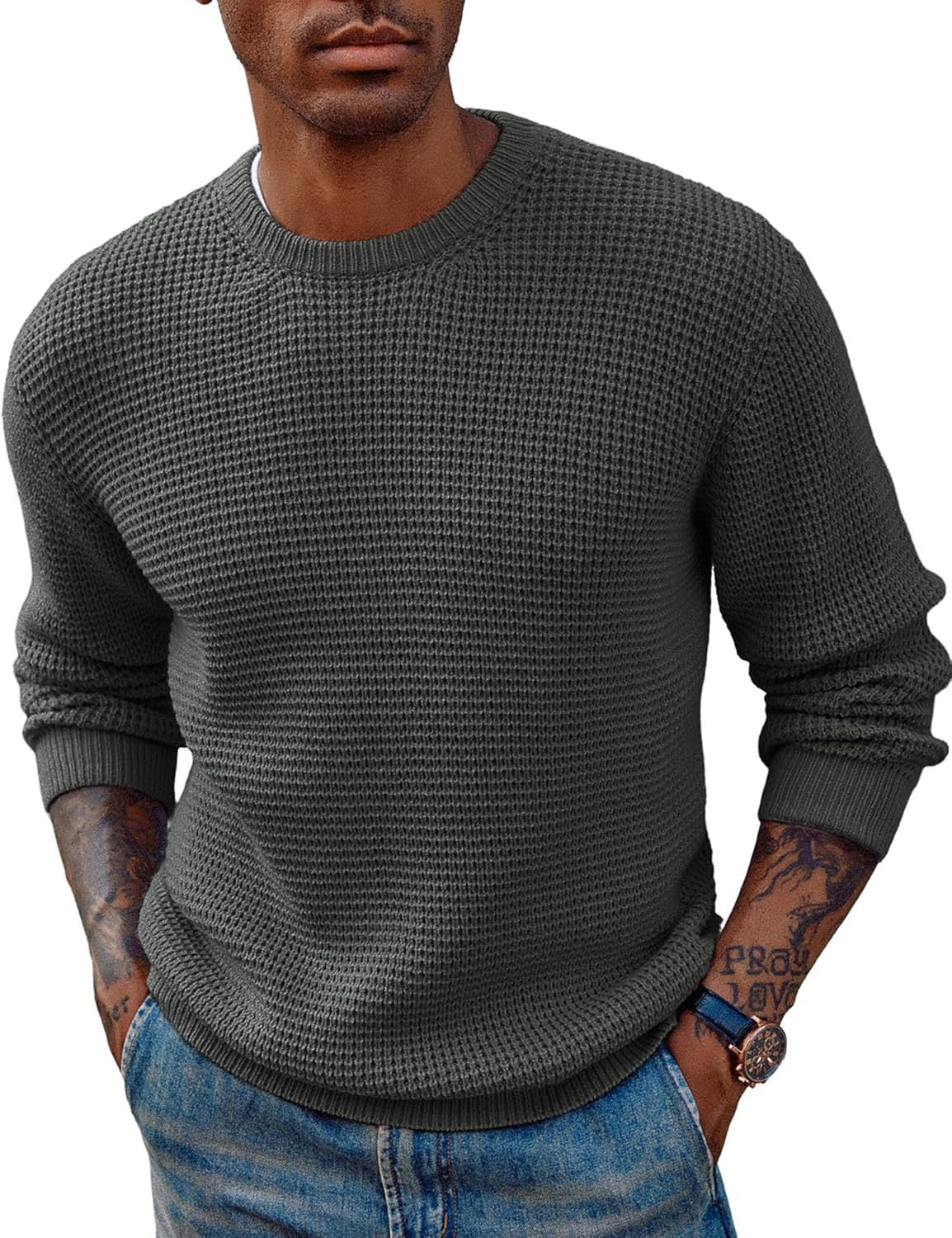 Strickpullover Herren | Rippstrick & Rundhals