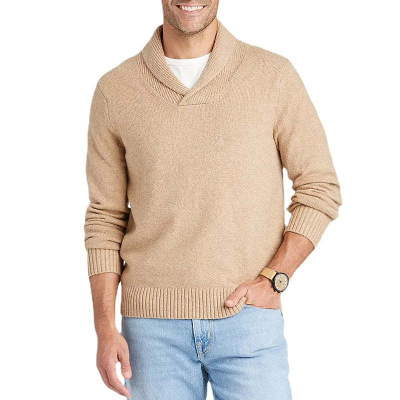 Grevold | Herren Schalkragen-Pullover Strickpullover - Image 5