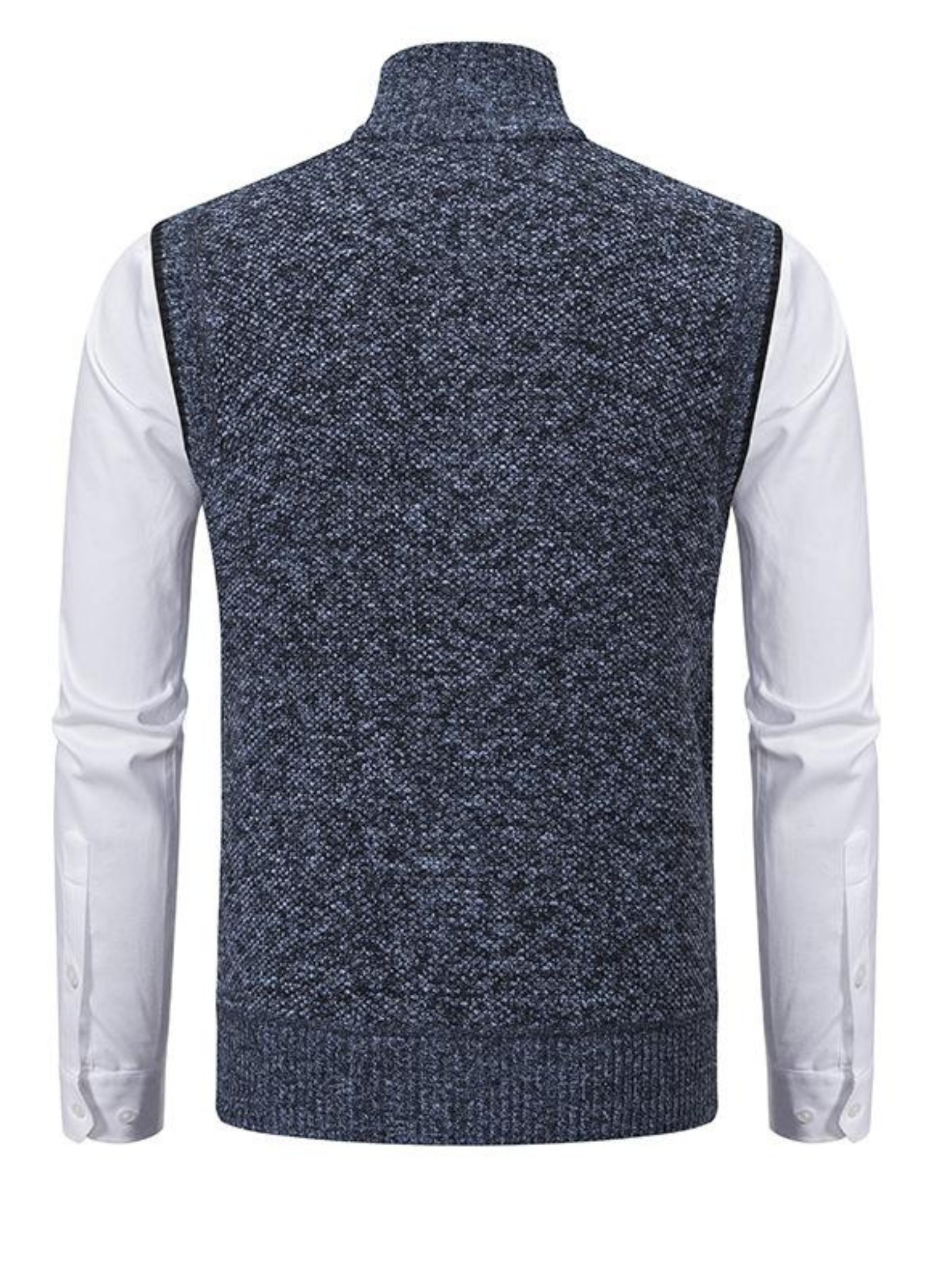 Strukturmusterweste für Herren | Slim Fit