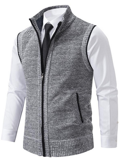 Strukturmusterweste für Herren | Slim Fit