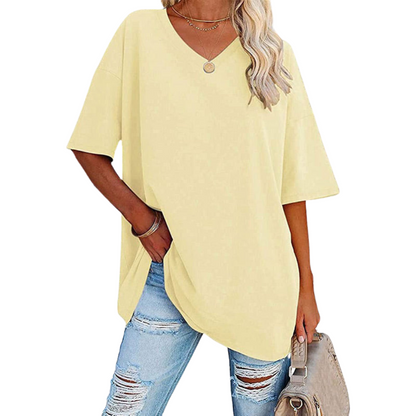 T Shirt Damen im Oversize Schnitt | Locker & Bequem