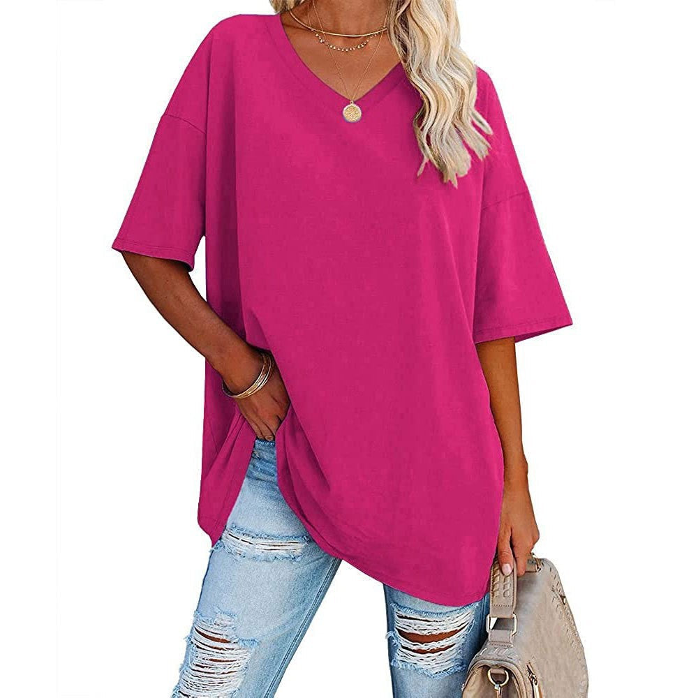 T Shirt Damen im Oversize Schnitt | Locker & Bequem