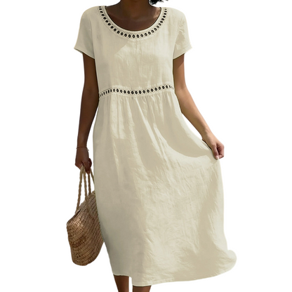 Tarsha – Elegantes Midi-Kleid aus Leinen 5