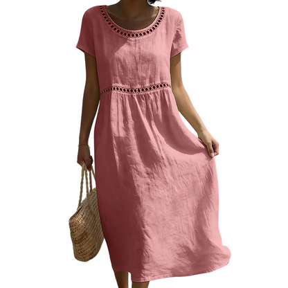 Tarsha – Elegantes Midi-Kleid aus Leinen 6