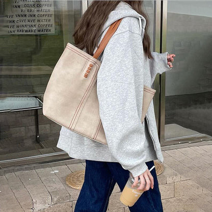 Damen Tasche Umhängetasche Minimalistisch mit Geräumigem Innenfach für Büro und Freizeit 2