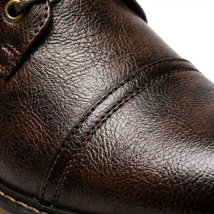 Tristan | Markante und hochwertige zweifarbige Lederstiefel 8