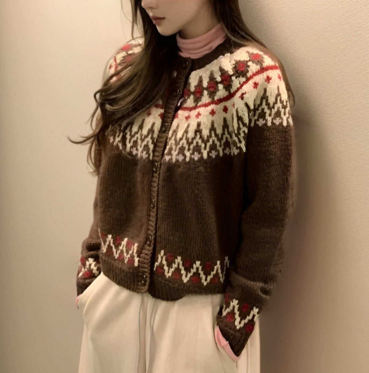 Strickpullover Damen | Vintage Look & Warm 1