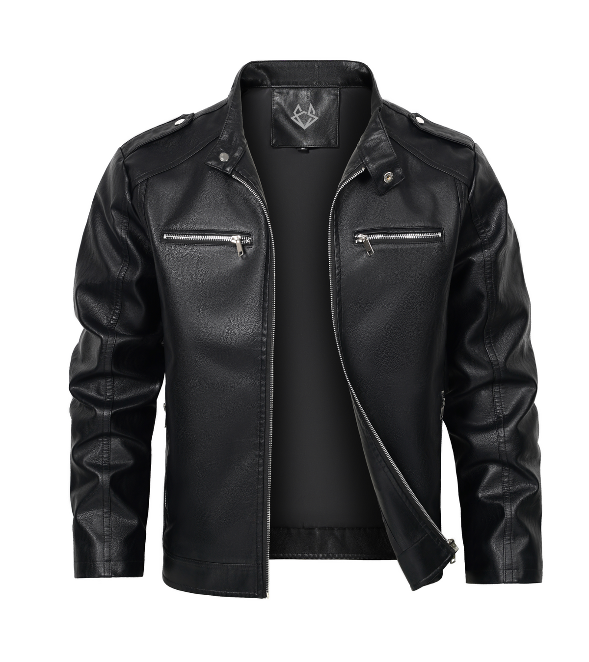 black biker jacket