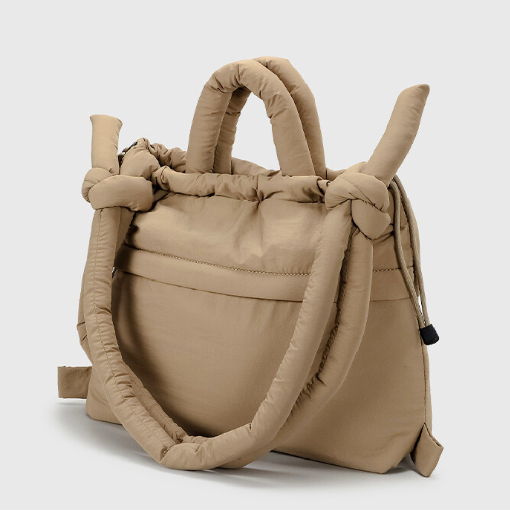 Damen Plüschtasche 2in1 Handtasche Rucksack Gepolstert 2