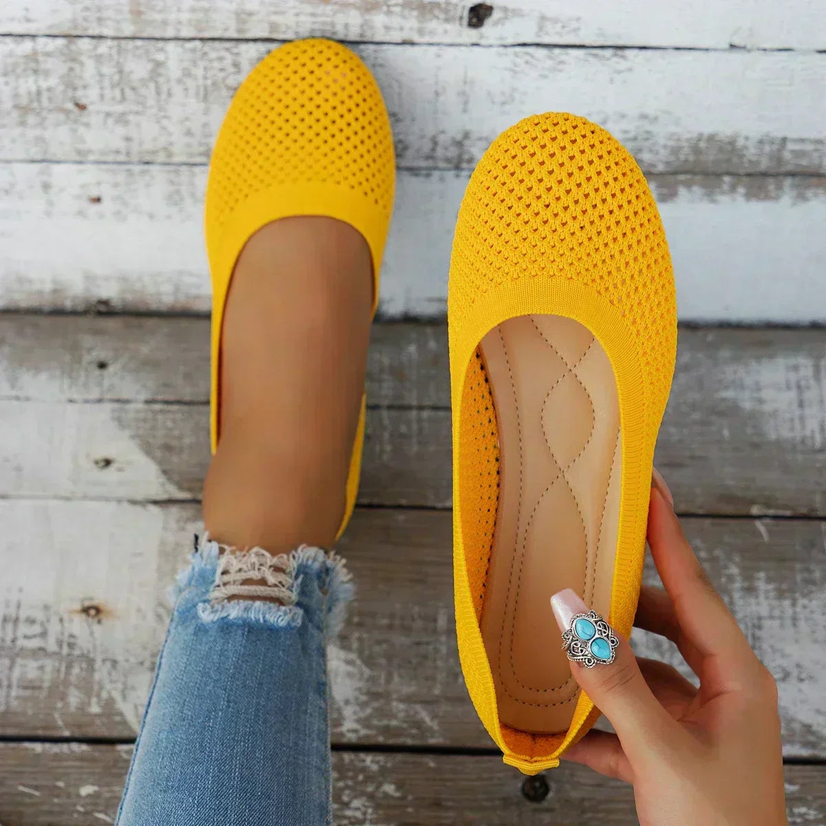 Ballerina Sandalen Damen | Atmungsaktiv & Sommerleicht