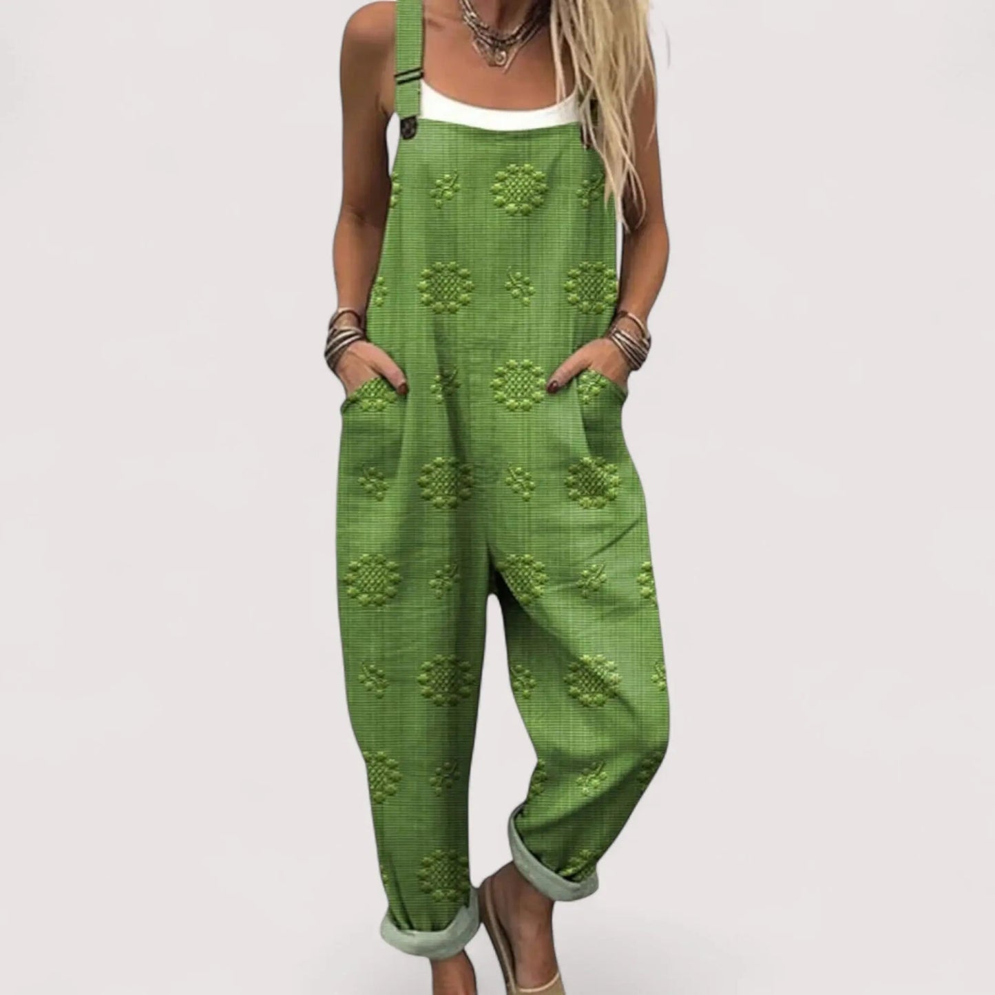 Overall Jumpsuit Damen | Latzhose & Boho-Blumenprint