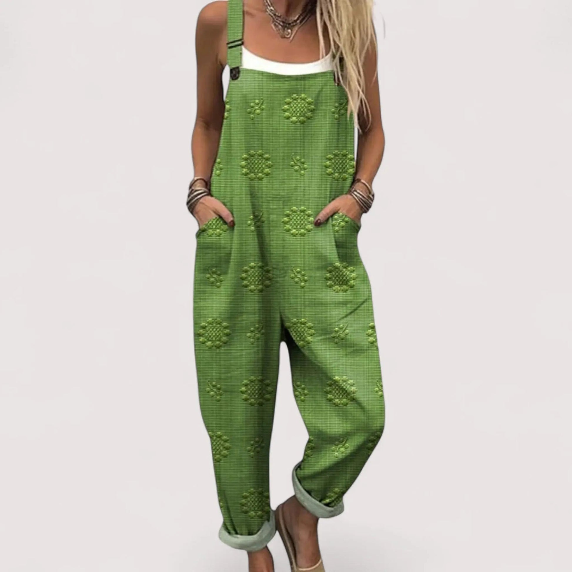 Overall Jumpsuit Damen | Latzhose & Boho-Blumenprint