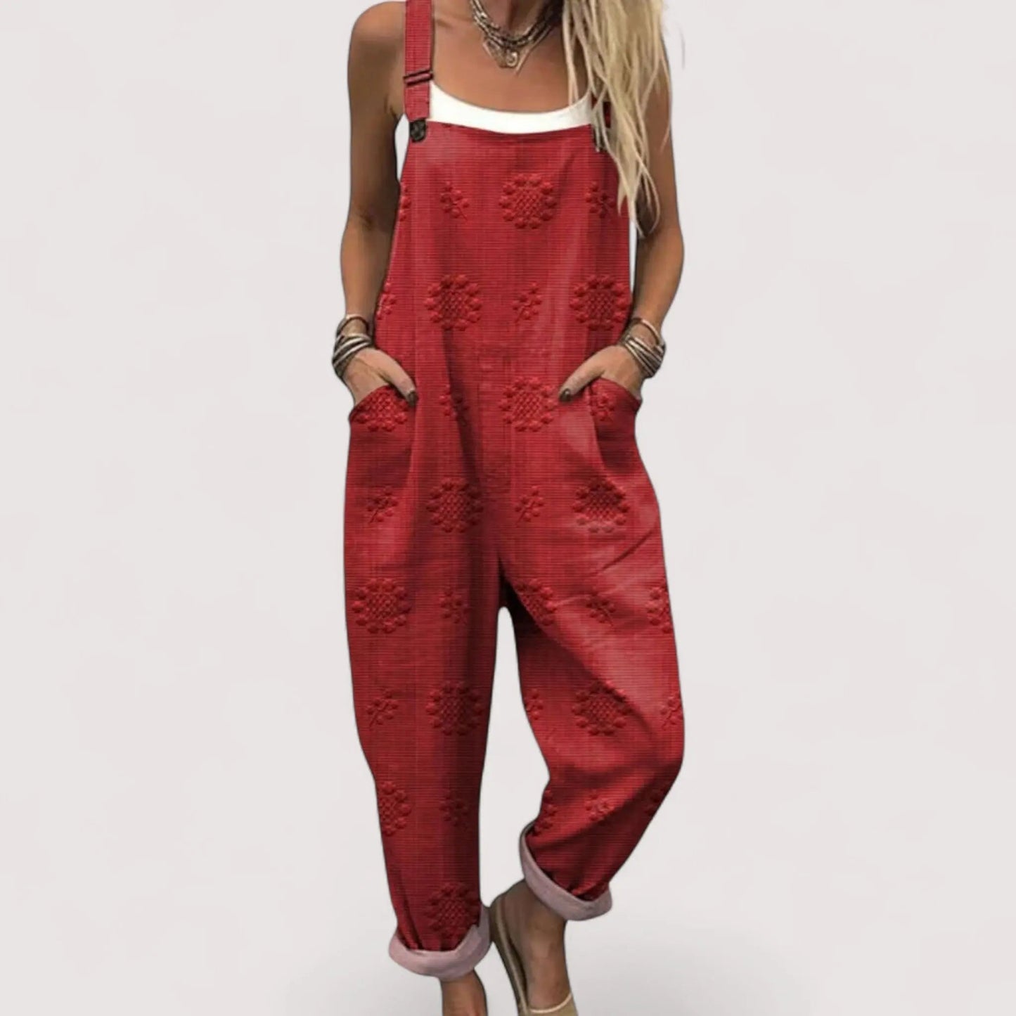 Overall Jumpsuit Damen | Latzhose & Boho-Blumenprint