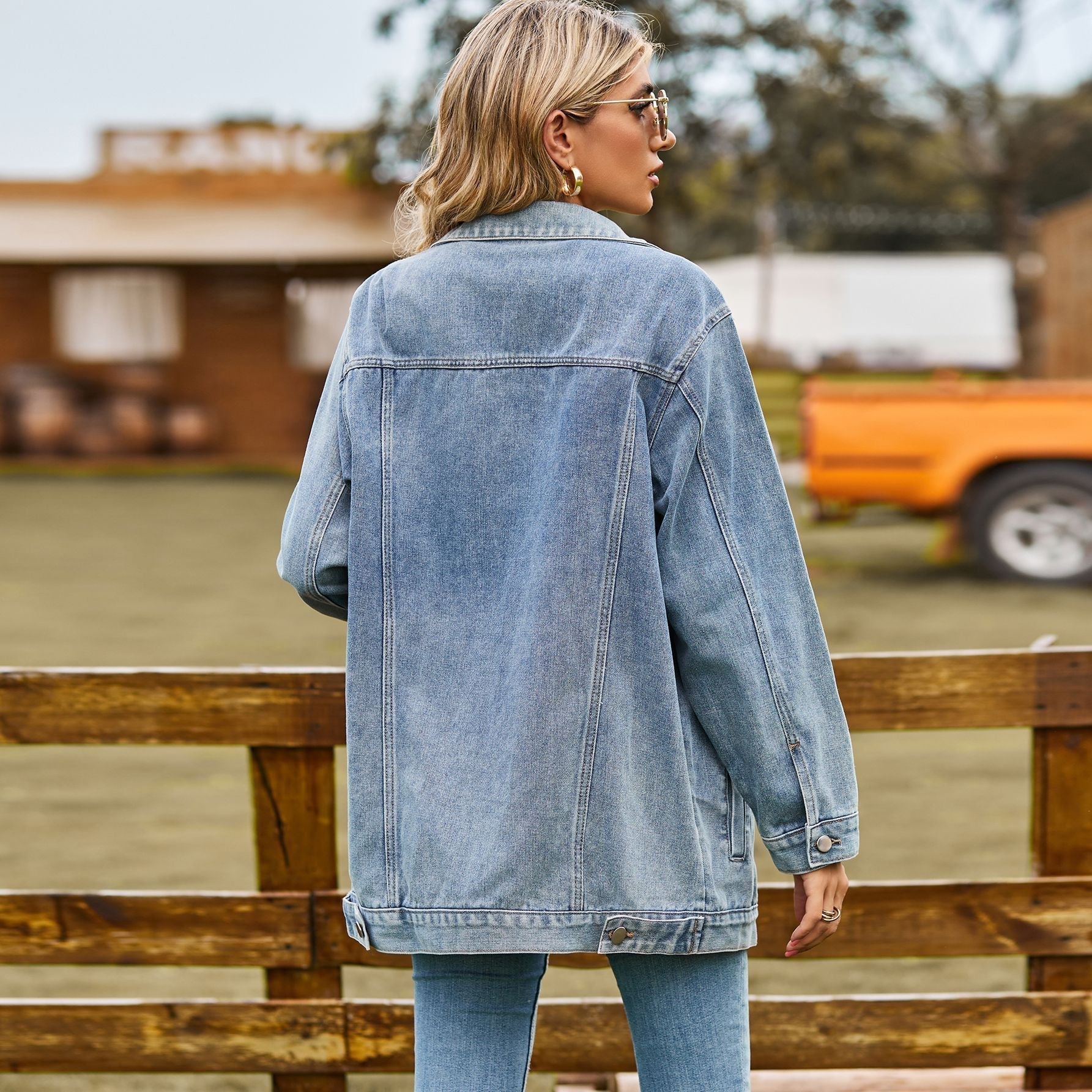 Vintage Jeansjacke für Damen: Unterjacke für den Winter 3
