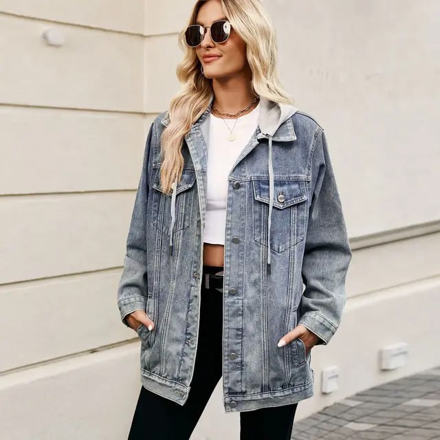 Vintage Jeansjacke für Damen: Unterjacke für den Winter 5