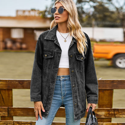 Vintage Jeansjacke für Damen: Unterjacke für den Winter 6