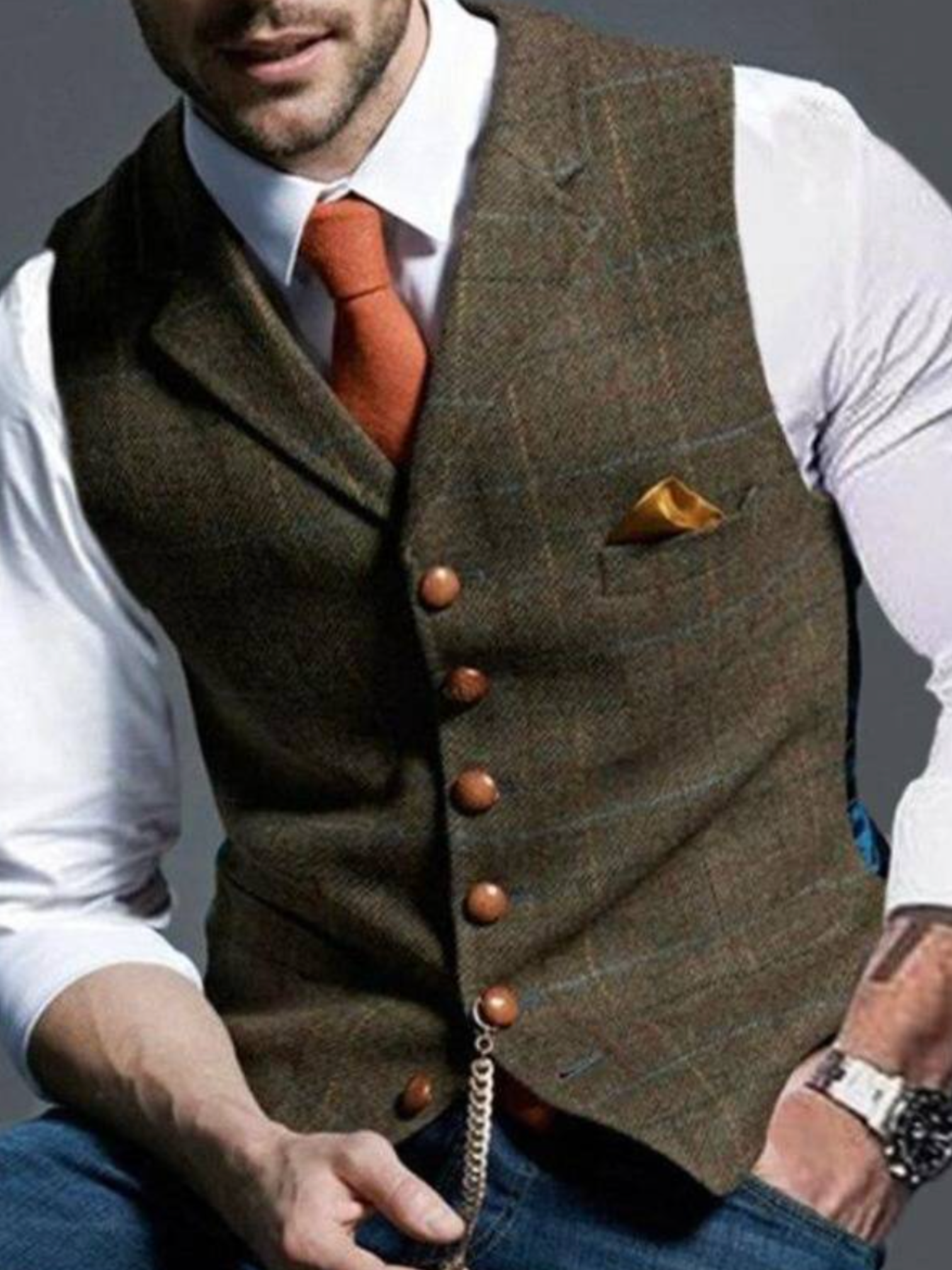 Vintage Weste für Herren | Zeitloses Design