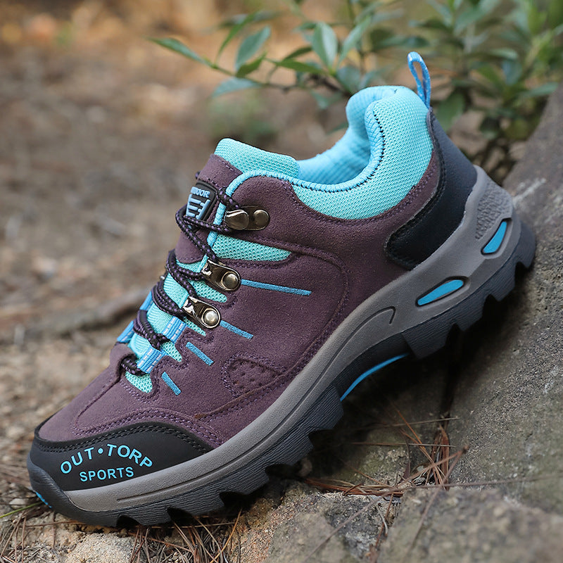 Wanderschuhe Herren | Sportlich Rutschfest Mid-Top