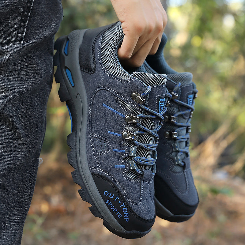Wanderschuhe Herren | Sportlich Rutschfest Mid-Top