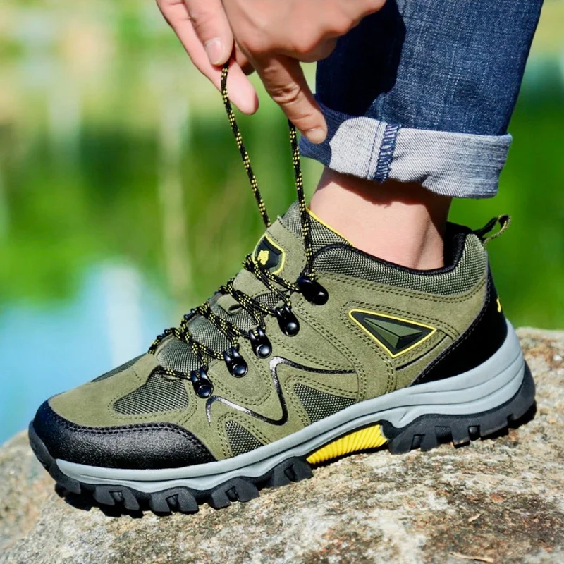 Outdoor Wanderschuhe Herren | Verstellbar Wasserbeständig