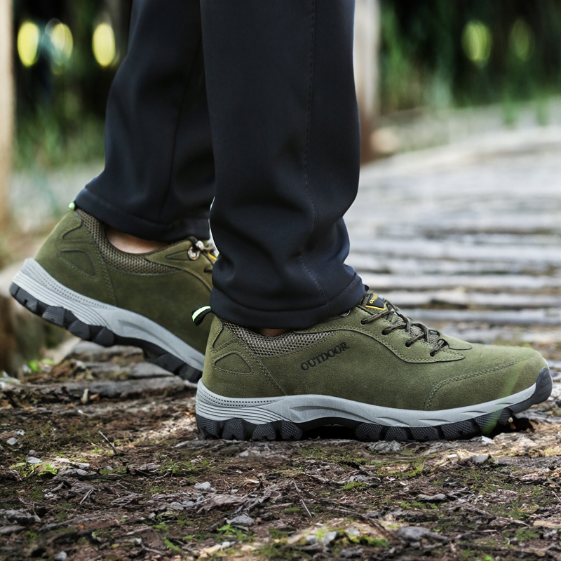 Wanderschuhe Herren | Antirutschsohle Wasserfest Komfort