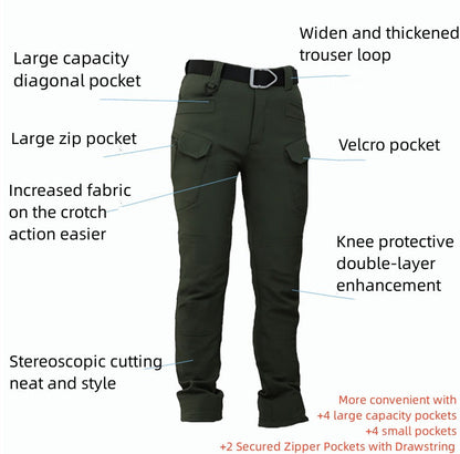 Wasserdichte Softshell-Winterhose für Herren