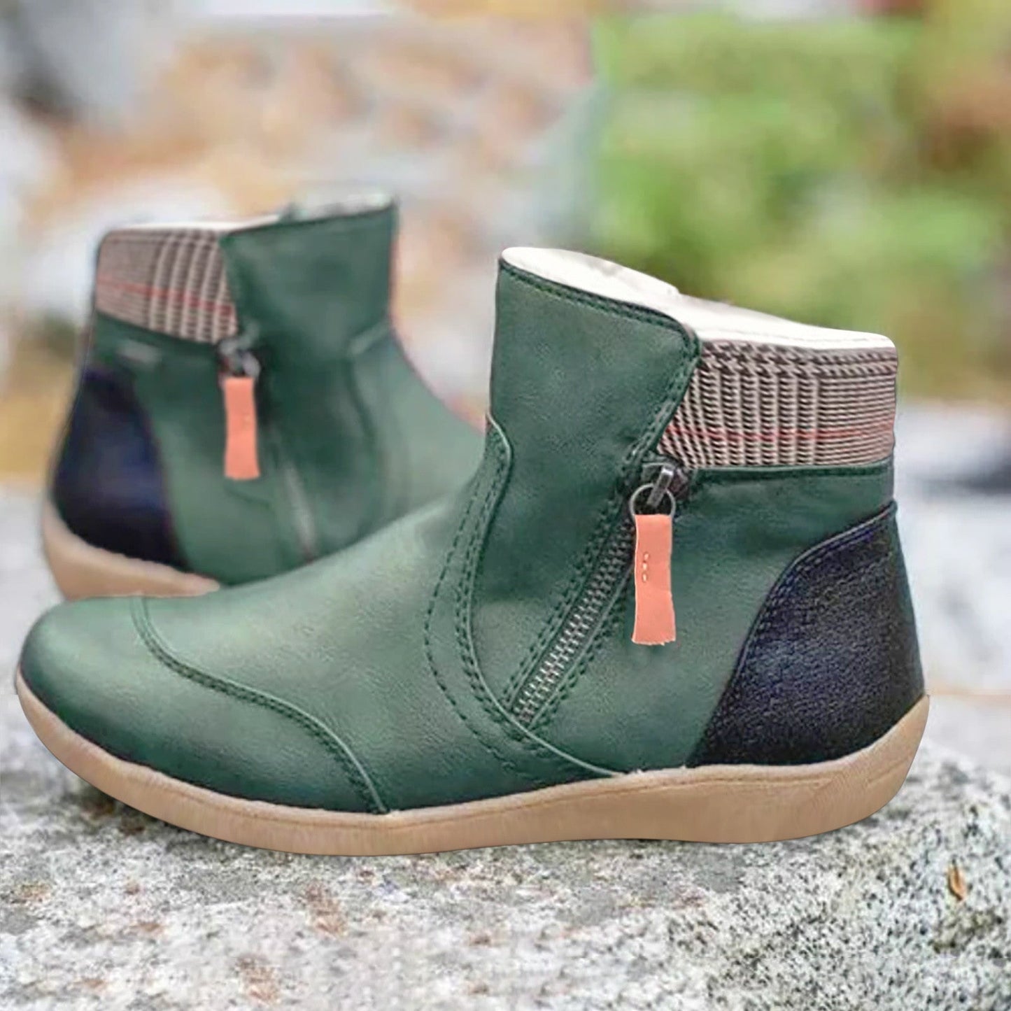 Wasserdichte Stiefel für Damen | Doppelreißverschluss