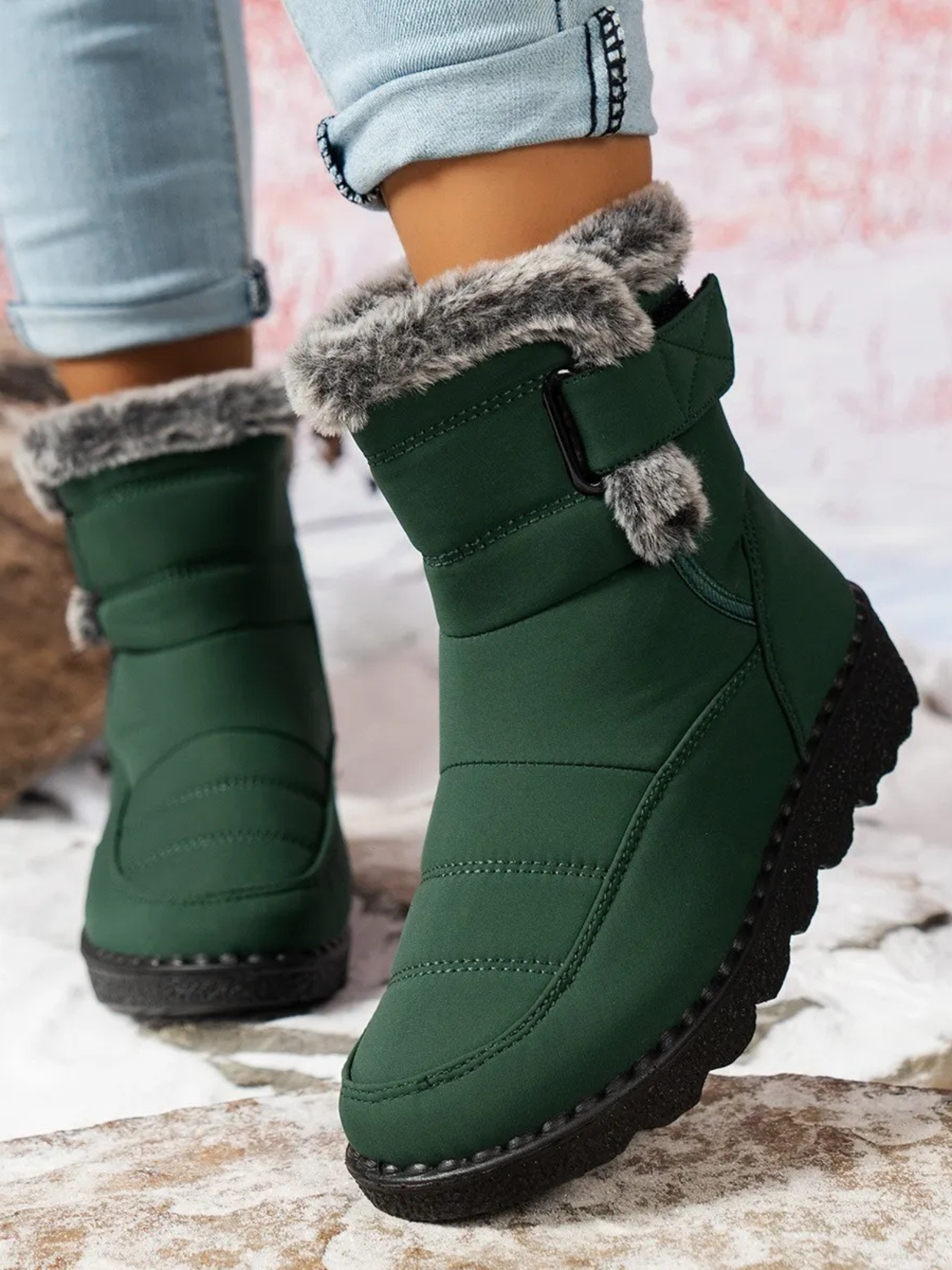 Wasserdichte Winterstiefel Damen | Wadenlang