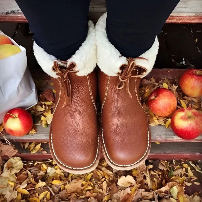 Wasserdichte Winterstiefel für Damen | Warmes Wollfutter