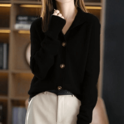 Weicher kuscheliger Kaschmir-Strick-Cardigan Pullover 6