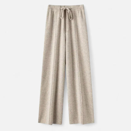 Weit geschnittene Strickhose für Damen | Must-have für Herbst und Winter