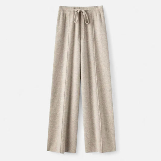 Weit geschnittene Strickhose für Damen | Must-have für Herbst und Winter