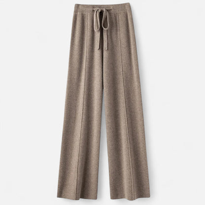 Weit geschnittene Strickhose für Damen | Must-have für Herbst und Winter