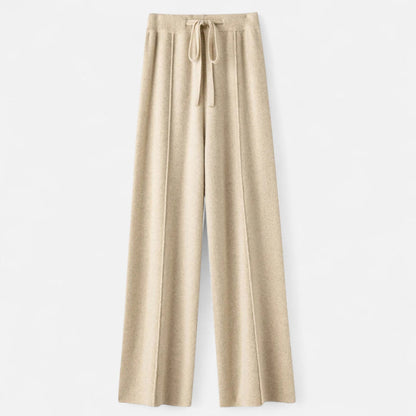 Weit geschnittene Strickhose für Damen | Must-have für Herbst und Winter