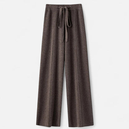 Weit geschnittene Strickhose für Damen | Must-have für Herbst und Winter