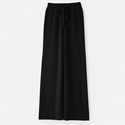 Weit geschnittene Strickhose für Damen | Must-have für Herbst und Winter