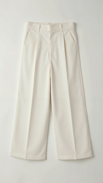 Weite Hose Damen | Hohe Taille & Elegante Bügelfalten