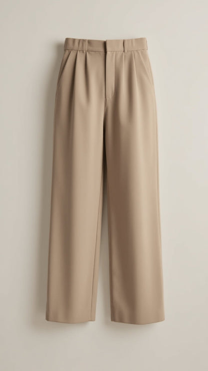 Weite Hose Damen | Hohe Taille & Elegante Bügelfalten