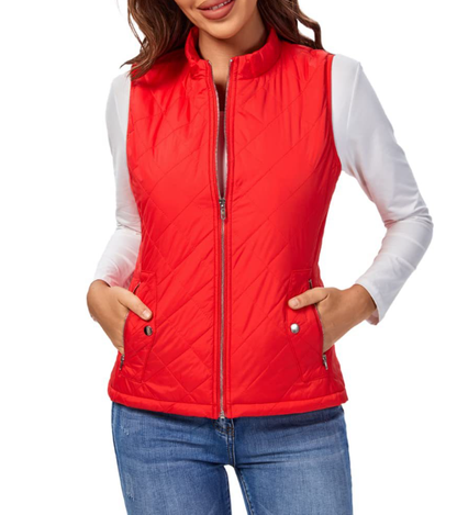 Weste Damen | Steppdesign & Stehkragen