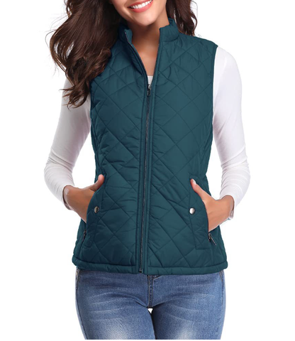Weste Damen | Steppdesign & Stehkragen