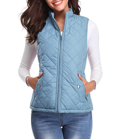 Weste Damen | Steppdesign & Stehkragen