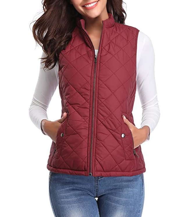 Weste Damen | Steppdesign & Stehkragen