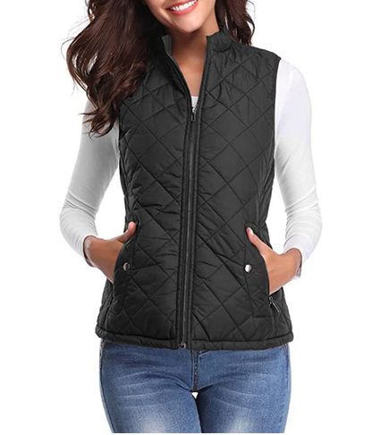 Weste Damen | Steppdesign & Stehkragen