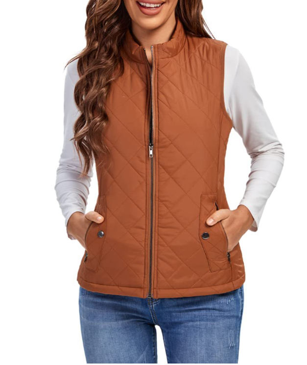 Weste Damen | Steppdesign & Stehkragen