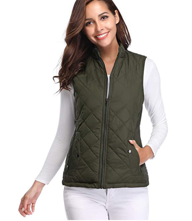 Weste Damen | Steppdesign & Stehkragen