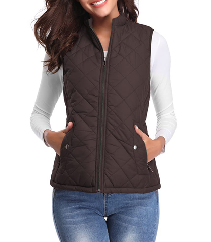 Weste Damen | Steppdesign & Stehkragen