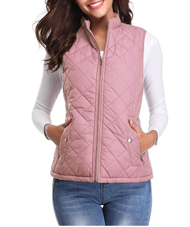 Weste Damen | Steppdesign & Stehkragen