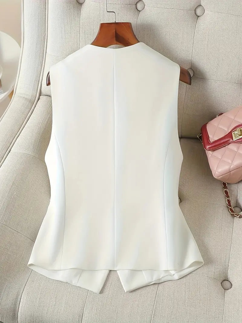 Weste Damen | V-Ausschnitt & Ärmellos Design