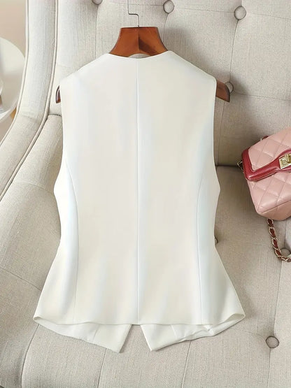 Weste Damen | V-Ausschnitt & Ärmellos Design